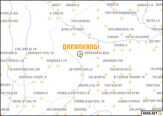 map of ‘Omrān Kandī