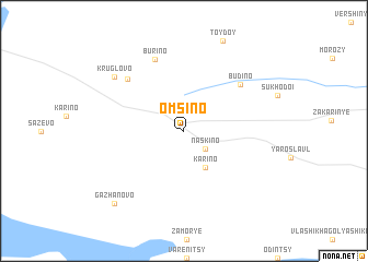 map of Omsino