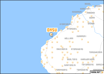map of Ŏmsu