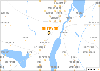 map of Omteyon