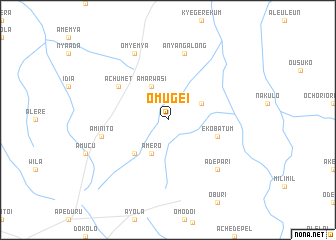 map of Omugei