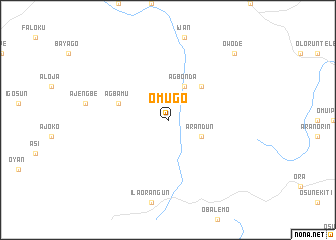 map of Omugo