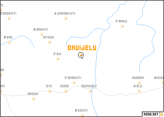 map of Omu Ijelu