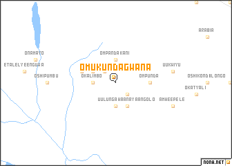 map of Omukundagwana