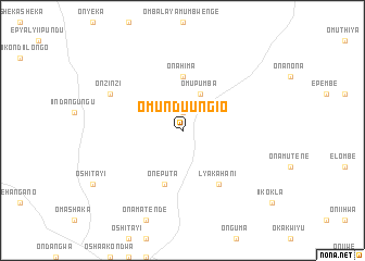 map of Omunduungio