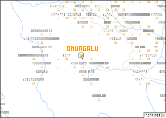 map of Omungalu