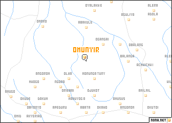 map of Omunyir