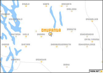 map of Omupanda