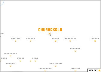 map of Omushakala