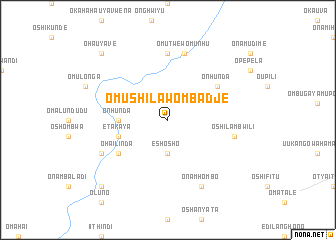 map of Omushilawombadje