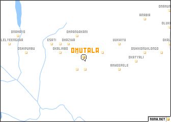 map of Omutala