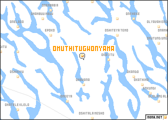 map of Omuthitugwonyama