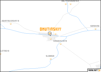 map of Omutinskiy