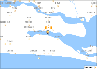 map of Omu