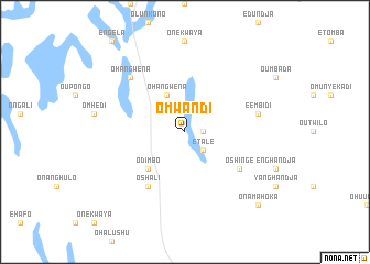 map of Omwandi