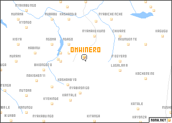 map of Omwinero