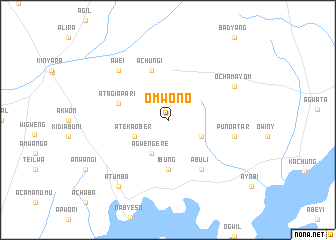 map of Omwono