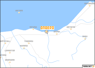 map of Onaero