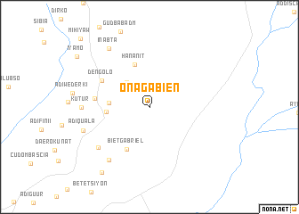 map of Ona Gabien