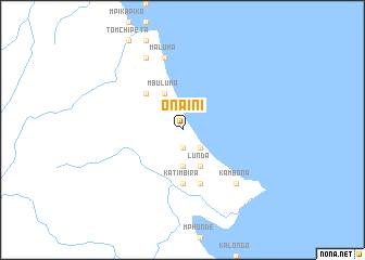 map of Onaini