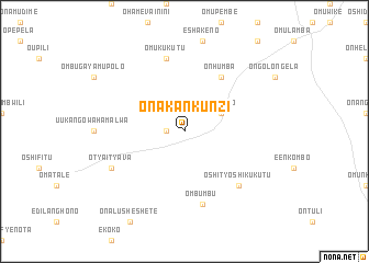 map of Onakankunzi