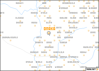 map of Onaka