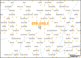 map of Onalemole