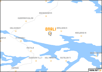 map of Onali