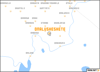 map of Onalusheshete