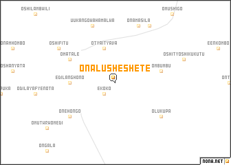 map of Onalusheshete