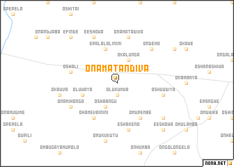 map of Onamatandiva