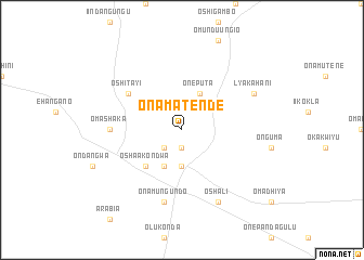 map of Onamatende