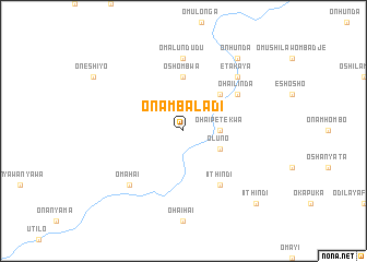 map of Onambaladi