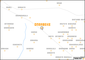 map of Onambeke