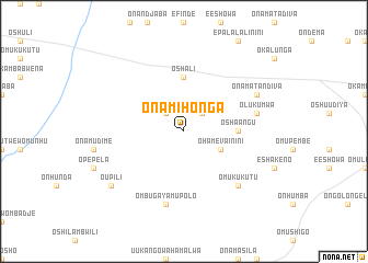 map of Onamihonga