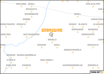 map of Onamudime