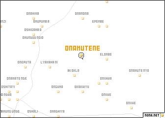 map of Onamutene