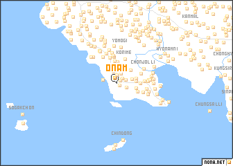 map of Ŏnam