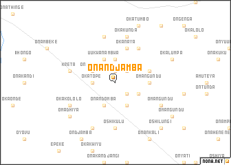 map of Onandjamba