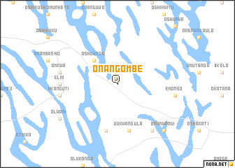 map of Onangombe