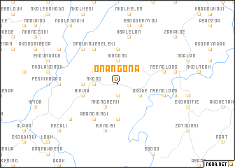 map of Onangona