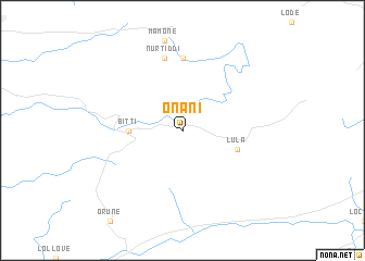 map of Onani