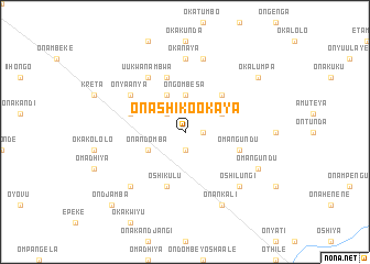 map of Onashikookaya