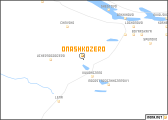 map of Onashkozero