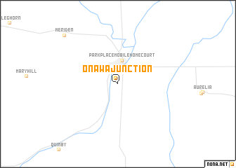 map of Onawa Junction
