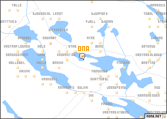 map of Öna