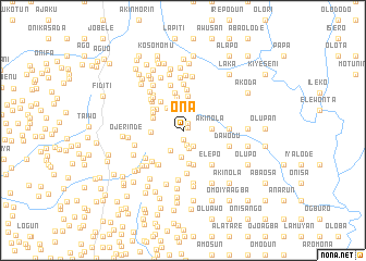 map of Ona