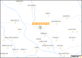 map of Onbirnisan