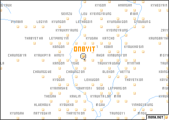 map of Onbyit