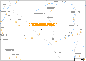 map of Onça do Salvador